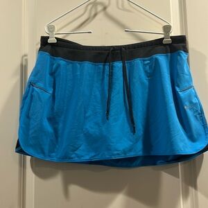 Nike Dri-Fit drawstring Skort Tennis Golf Pickleball inner pouch size XL blue